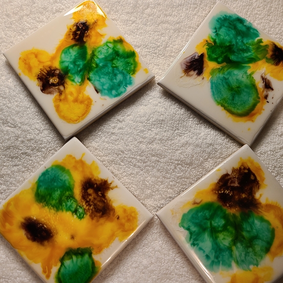 Colorful Abstract Coasters - Picture 5 of 11